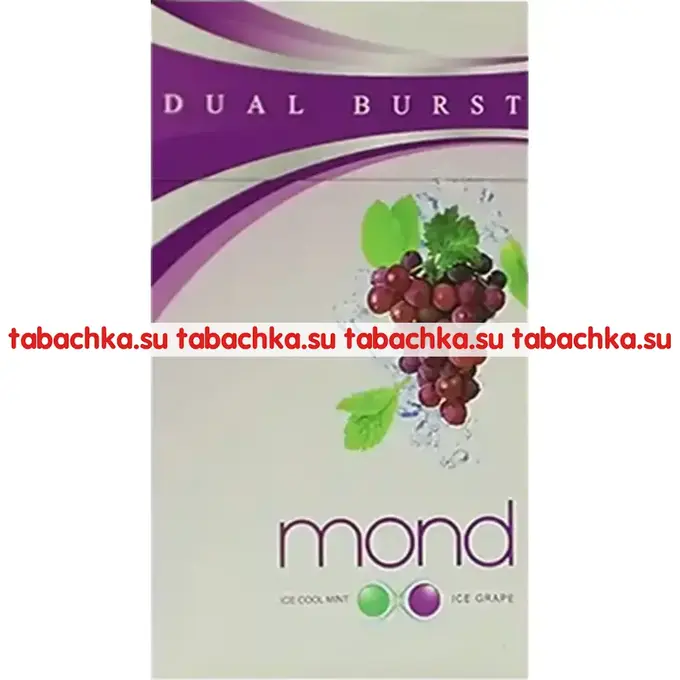 Сигареты Mond Dualburst Grape Mint Superslims Сигареты Mond Dualburst Grape Mint Superslims
